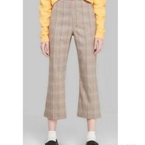 3for$15Wild Fable sizeXLplaid|cropped flare pants